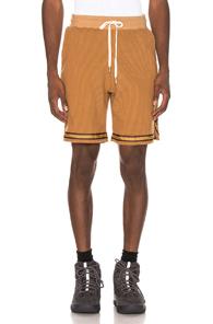 John Elliott Corduroy Knit Short In Brown