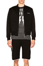 Neil Barrett Thunderbolt Back Jacket In Black,geometric Print