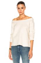 Mother The Cold Shoulder Top In Neutrals