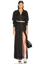 Marques ' Almeida Cowboy Shirt Dress In Black