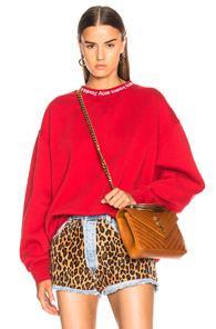 Acne Studios Yana Sweater In Red