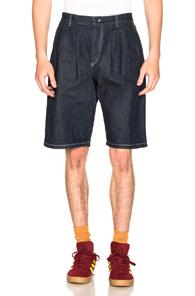 Gosha Rubchinskiy Large Denim Short In Blue