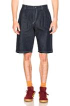 Gosha Rubchinskiy Large Denim Short In Blue