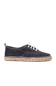 Flamingos Denim Jet Set Espadrilles In Blue