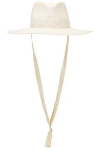 Janessa Leone Cezanne Packable Hat In Neutral,white