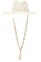 Janessa Leone Cezanne Packable Hat In Neutral,white