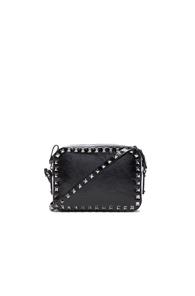 Valentino Rockstud Noir Crossbody Bag In Black
