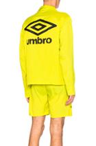 Off-white X Umbro Jacket In Green,neon