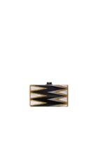 Edie Parker Jean Twist Clutch In White,metallics