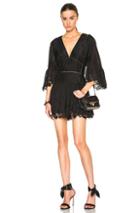 Thakoon Draped Romper In Black