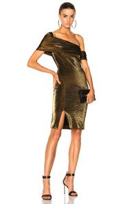 Haney Emily Dress In Metallics