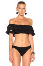 Karla Colletto La Dolce Vita Bikini Top In Black