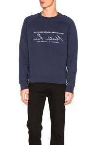 Martine Rose Classic Sweatshirt In Blue