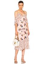 Tanya Taylor Floral Amylia Dress In Floral,pink