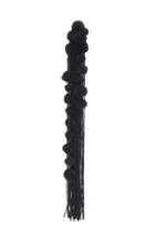 No. 21 Tassel Single Earring In Black