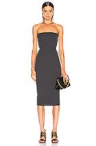 Rick Owens Bustier Dress In Gray