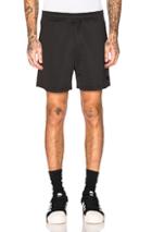 Acne Studios Emanuel Face Shorts In Black