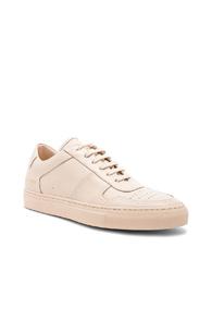 Common Projects Leather Bball Low In Neutrals