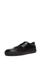 Acne Studios Adrian Calfskin Leather Sneakers In Black