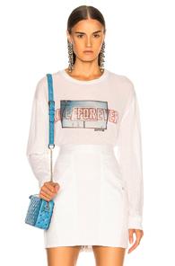 Adaptation Long Sleeve Tee In White