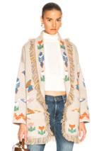 Alanui Tree Of Life Oversized Jacquard Cardigan In Neutrals,geometric Print,pink