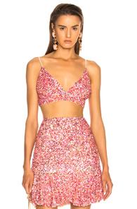 Retrofete For Fwrd Harper Top In Pink