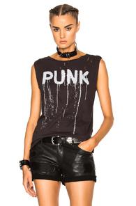 R13 Punk Tee In Black