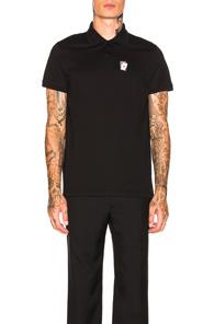Saint Laurent Serpant Polo In Black