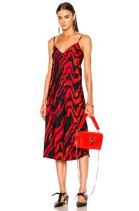 Ellery Runaway Daughter Dress In Abstract,black,red