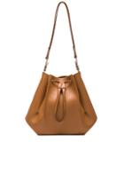 Maison Margiela Large Bucket Bag In Brown