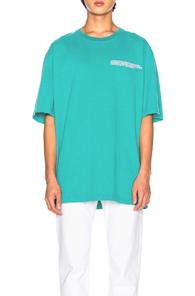 Calvin Klein 205w39nyc Logo Tee In Green