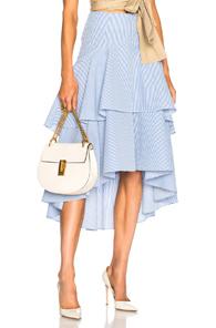 Marissa Webb Preston Skirt In Blue,stripes