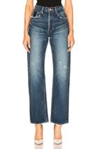 Moussy Wide Straight In Blue