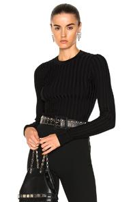 Altuzarra Regan Knit Top In Black