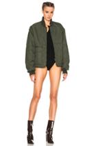 Yeezy Season 3 Puffer Bomber In Green