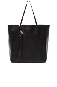 Alexander Mcqueen Skull Open Shopper In Black