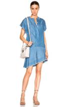 3.1 Phillip Lim Stonewashed Tee Dress In Blue
