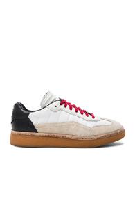 Alexander Wang Leather Eden Sneakers In White
