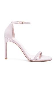 Stuart Weitzman Nudist Suede Heels In Neutrals