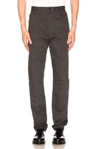 Lanvin Workwear Pants In Gray