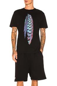 Marcelo Burlon Genek Tee In Black