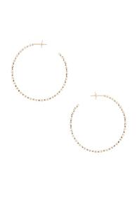 Stone Paris Yasmine Hoop Earrings In Metallics