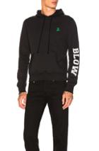 Raf Simons Slim Fit Printed Hoodie In Black