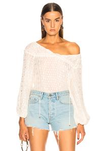 Zimmermann Golden Crinkle Top In Abstract,neutrals