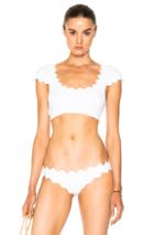 Marysia Swim Mexico Bikini Top In White