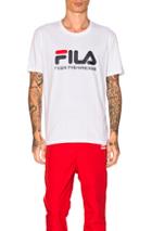 Gosha Rubchinskiy X Fila Tee In White