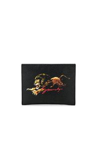 Givenchy Lion Cardholder In Black