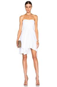 Stella Mccartney Strapless Erin Dress In White