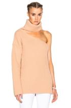 Baja East Fisherman Rib Wool Cashmere Sweater In Neutrals