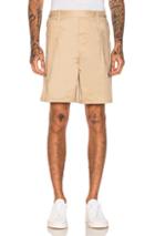 Lemaire Elasticated Waist Shorts In Neutrals